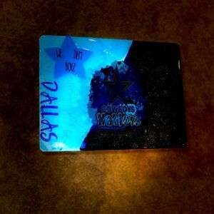 Custom NFL Cowboys Tv Tray table with coaster attachment